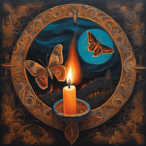 Dialogue Between Candle and Moth